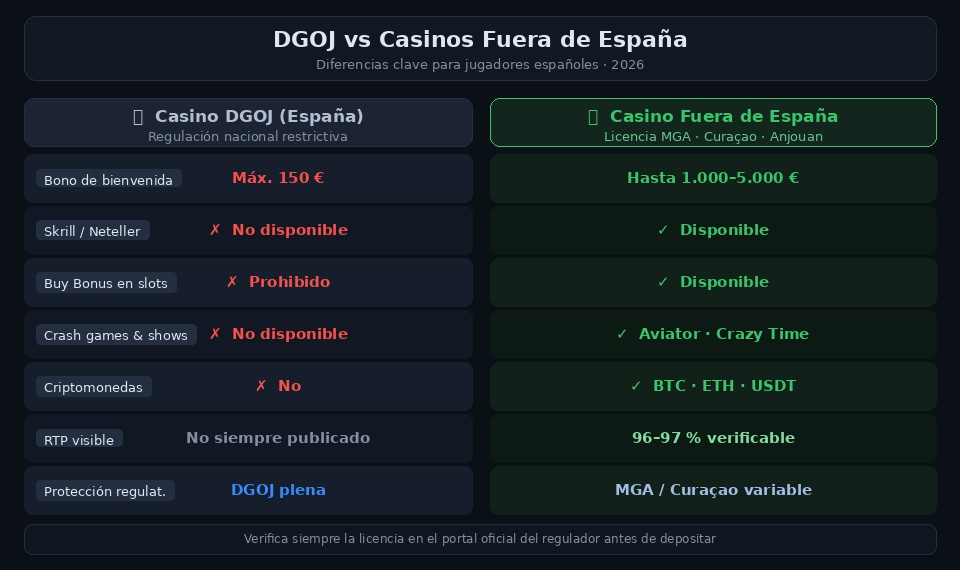 Casinos Fuera de España